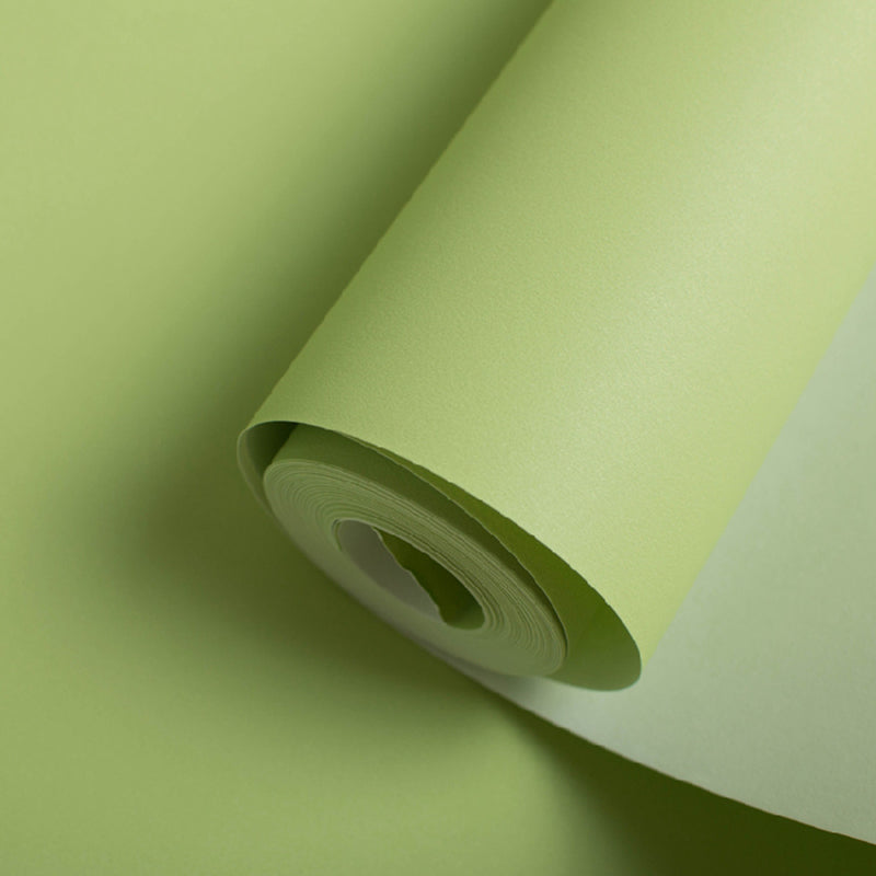 Multi Color Pure Color Patterned Wallpaper Roll Unpasted Wall Covering for Living Room