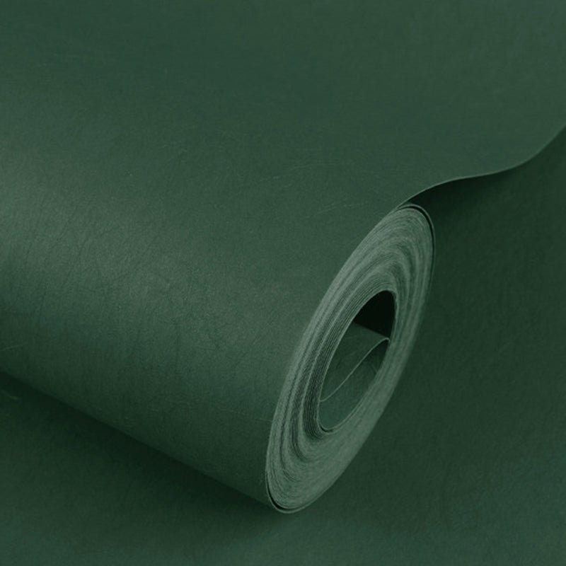 Solid Color Pattern Wallpaper Roll Unpasted Simple Style Bedroom Wall Art, 54.2-sq ft