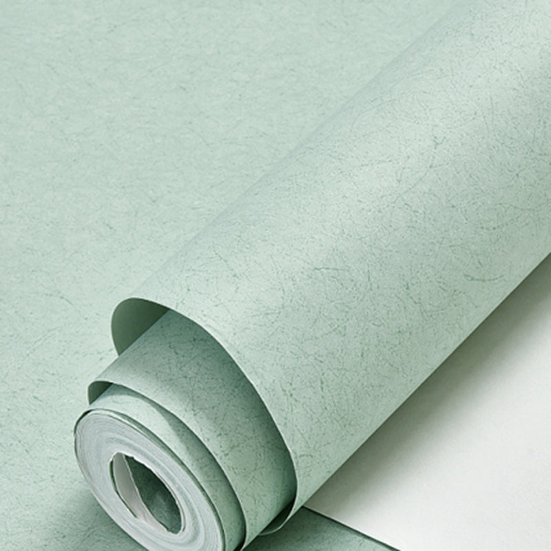 Solid-Colored Pattern Wallpaper Roll Pastel Color Textured Non-Pasted Wall Decor