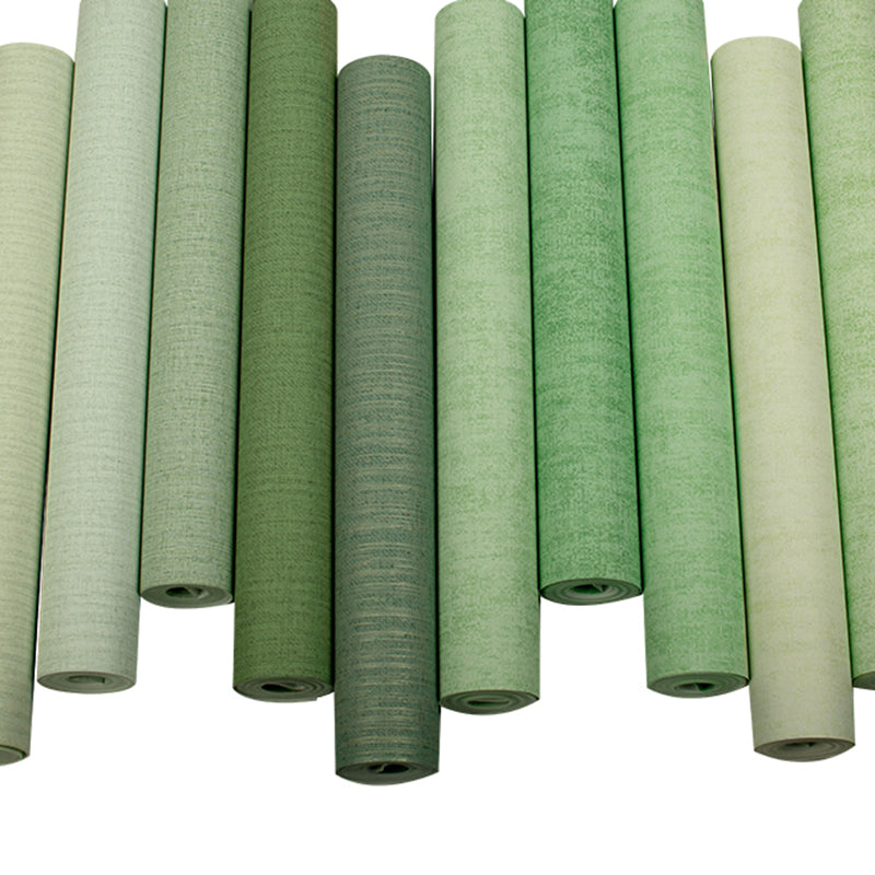 Nordic Soft Color Non-Woven Wallpaper Roll Textured Solid Unpasted Wall Covering