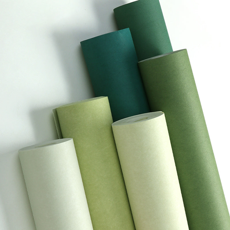 Plain Wallpaper Roll Minimalist Style Non-Pasted Living Room Wall Decor, 57.1 sq-ft