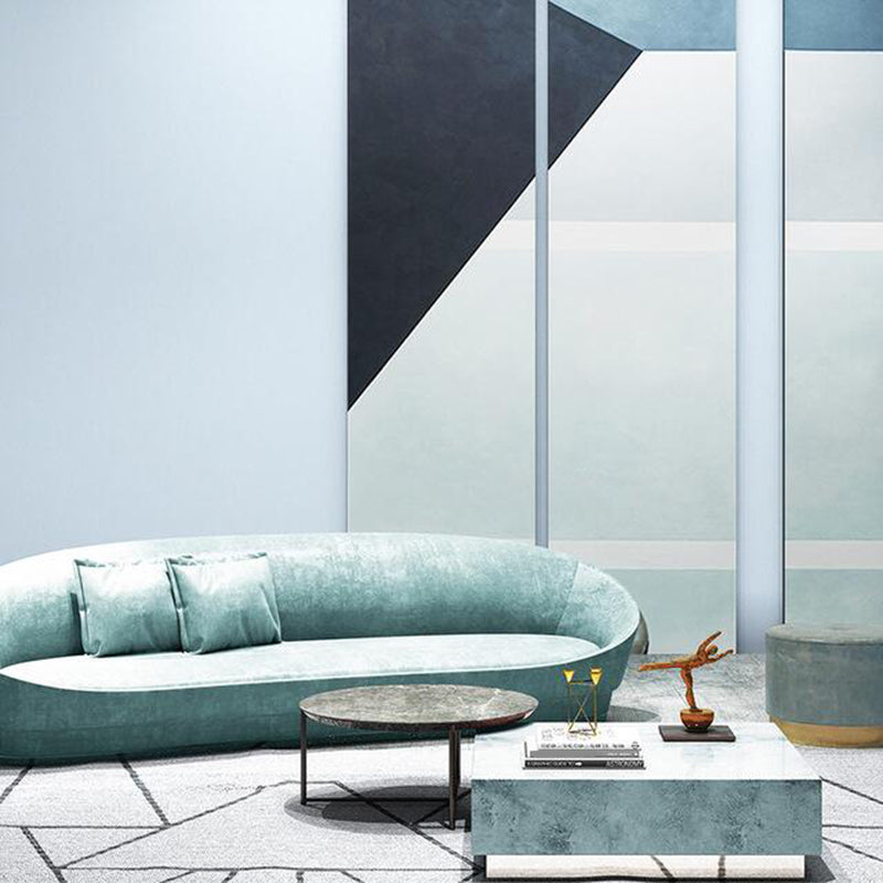 Unpasted Wallpaper Roll Soft Color Non-Woven Cloth Textured Plain Nordic Wall Art