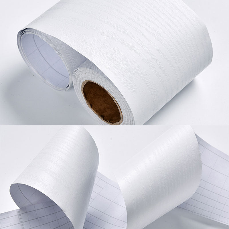 Self Sticking Wood Like Wallpaper Border Non-Woven Industrial Wall Decor for Living Room