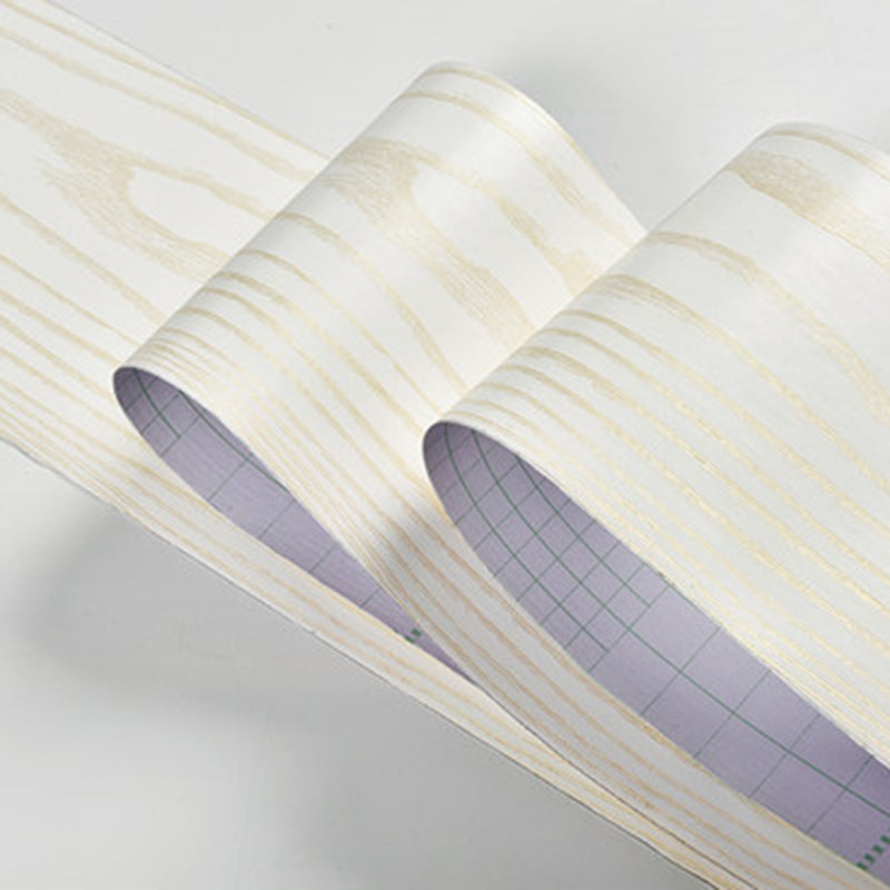 Self-Adhesive Wood Printed Wallpaper Border Simple Non-Woven Wall Art, 33' L x 8" W