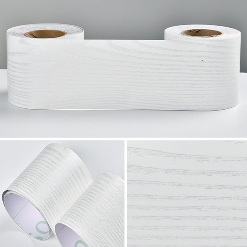 Industrial Wallpaper Border Wood Printing Stick on Wall Covering, Multiple Colors