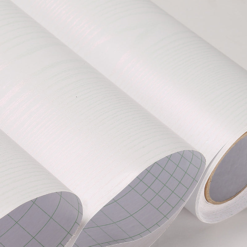 Faux Wood Wallpaper Roll Peel and Paste Industrial Living Room Wall Decor, 6.5 sq-ft