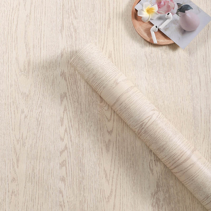 Self Sticking Repurposed Wood Wallpaper Roll Industrial Vinyl Wall Decor, 16.5' L x 23.5" W