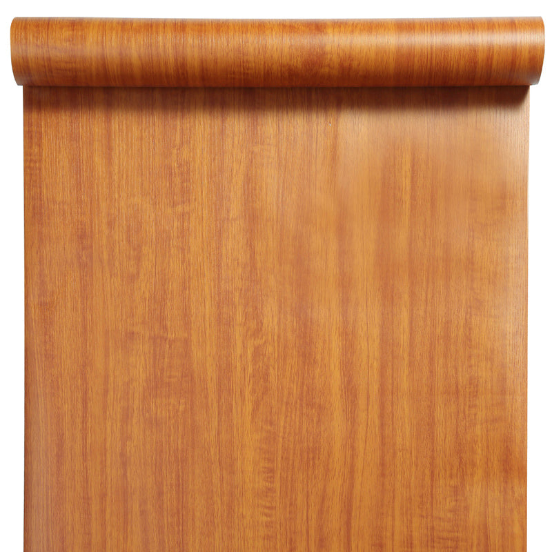 Brown Repurposed Wood Wallpaper Roll Peel and Stick Industrial Living Room Wall Decor