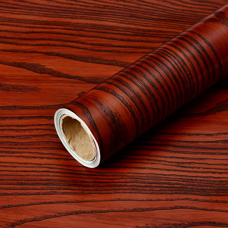 Multi-Color Reclaimed Wood Wallpaper Roll Peel and Stick Industrial Living Room Wall Art