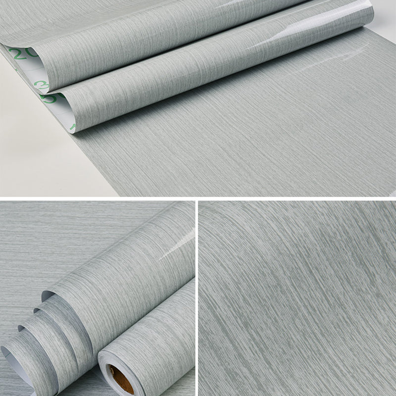 Multi-Color Reclaimed Wood Wallpaper Roll Peel and Stick Industrial Living Room Wall Art