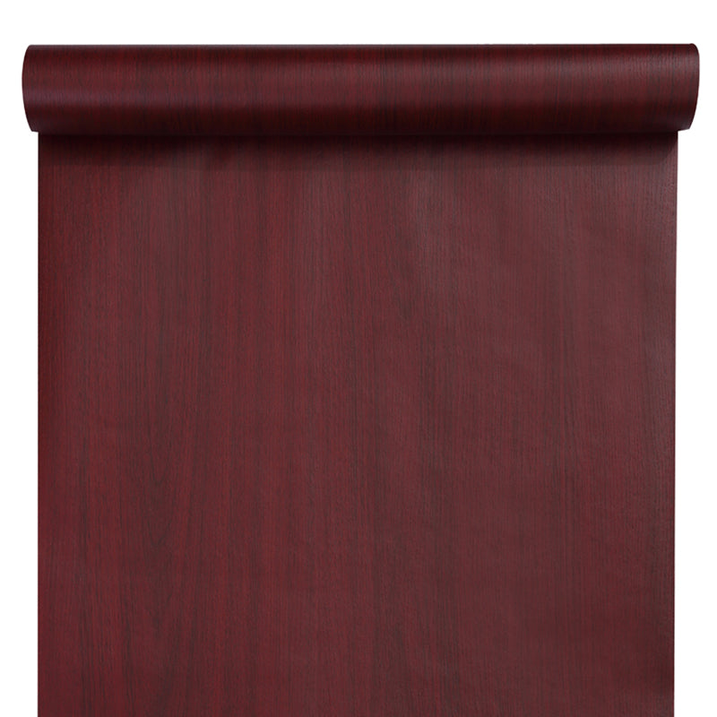 Dark Color Wood Effect Wallpaper Roll Peel and Paste Wall Covering for Living Room