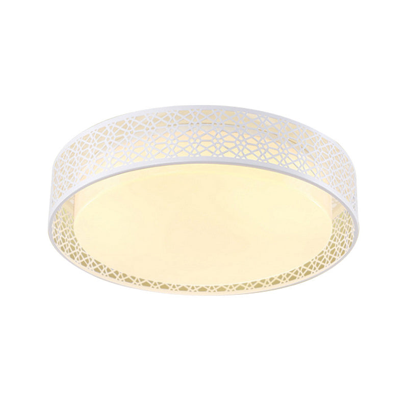 Acryl holle ronde plafondlicht moderne stijl led spoelplafondlamp in wit voor volwassen slaapkamer