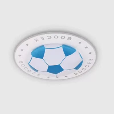 Acrilico Flat Football Flush Soffitto Light Study Room Cucina Sport Stylish Tetto Fissaggio