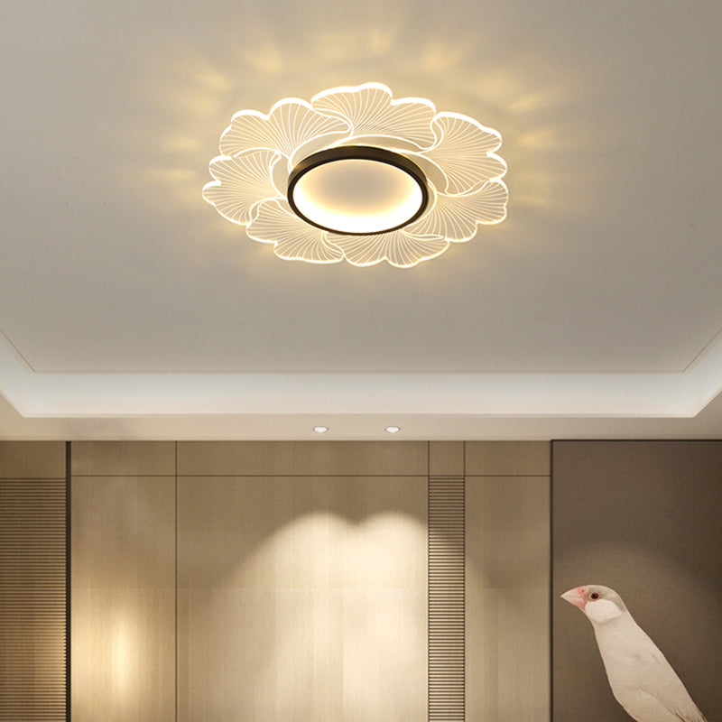 Acryl-Blumen-Deckenleuchte, moderne LED-Unterputzleuchte für Schlafzimmer