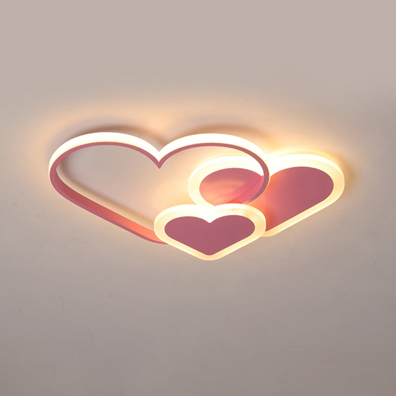 Loving Heart Deckeneinbauleuchte, moderne LED-Einbauleuchte aus Acryl für Schlafzimmer