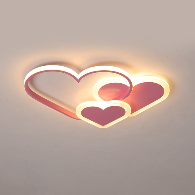 Loving Heart Deckeneinbauleuchte, moderne LED-Einbauleuchte aus Acryl für Schlafzimmer