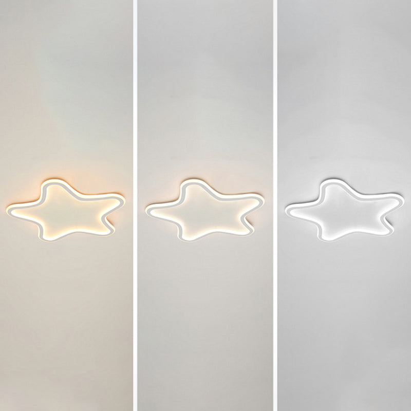 Kreative Cartoon Star Flush Licht Aluminium Kinderzimmer LED Ultradünne Deckenleuchte