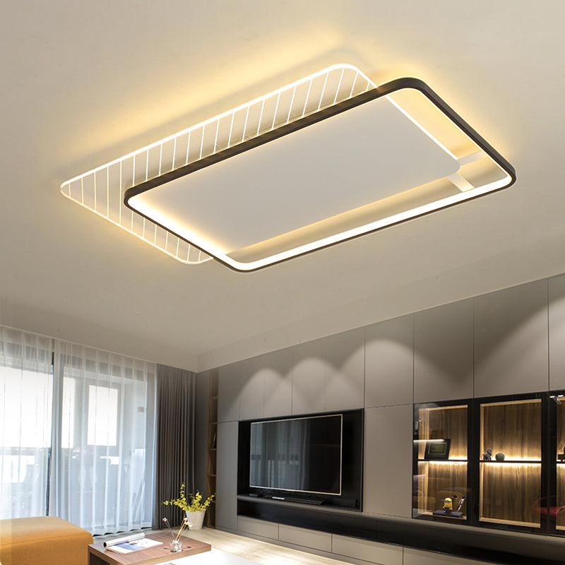 Geometric Acrylic Led Surface Mount Ceiling Light Simplicity Flush Mount Lamp for Bedroom