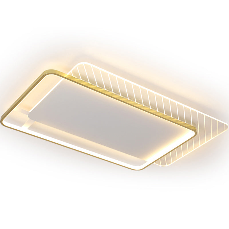 Geometrische Acryl Led Oberflächenmontage Deckenleuchte Einfachheit Unterputz Mount Lampe für Schlafzimmer