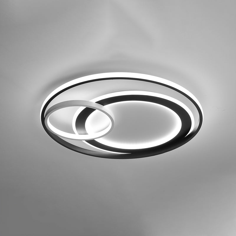 Iluminación circular incrustada simple dormitorio acrílico con Luz LED instalada en el techo