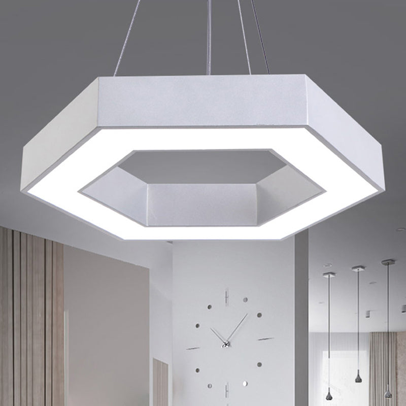 Green/Blue/Red Honeycomb Pendant Lighting Contemporary Led Metal Ceiling Lamp in White/Warm/Natural Light