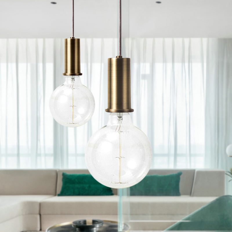 Mini Hanging Light Single Light Macaron Loft Metal Pendant Light in Black/Blue/Pink/White for Cafe