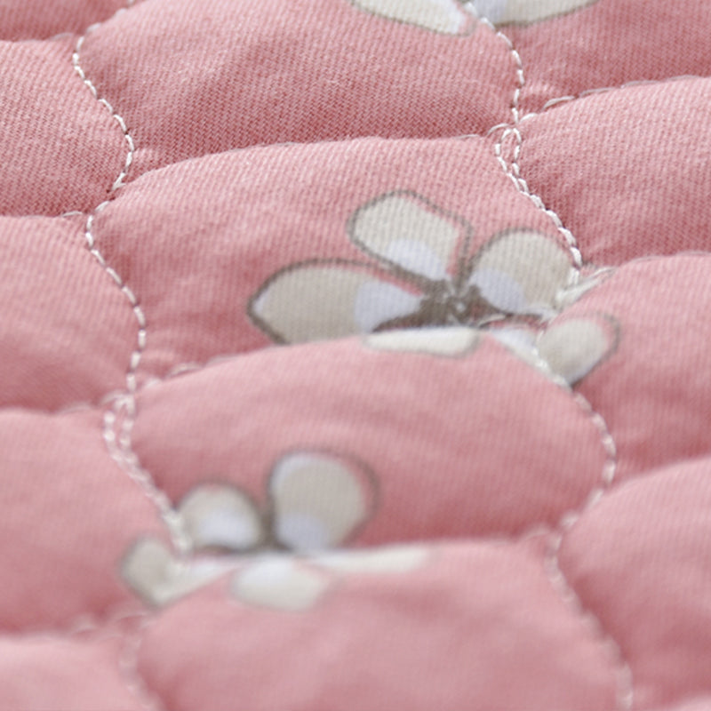 Fancy Floral Printed Rug Multi Colored Cotton Area Carpet Non-Slip Backing Pet Friendly Washable Indoor Rug for Room