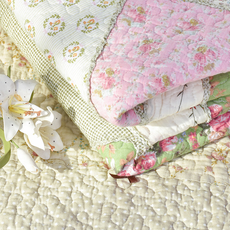 Modern Geometric Printed Rug Multicolored Cotton Indoor Rug Anti-Slip Backing Stain-Resistant Area Carpet for Room