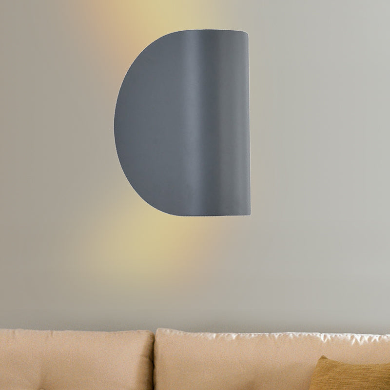 Éclairage d'écran mural plié Simplicité Métal 1 Éclairage mural noir / gris / gris / argent pour chambre à coucher