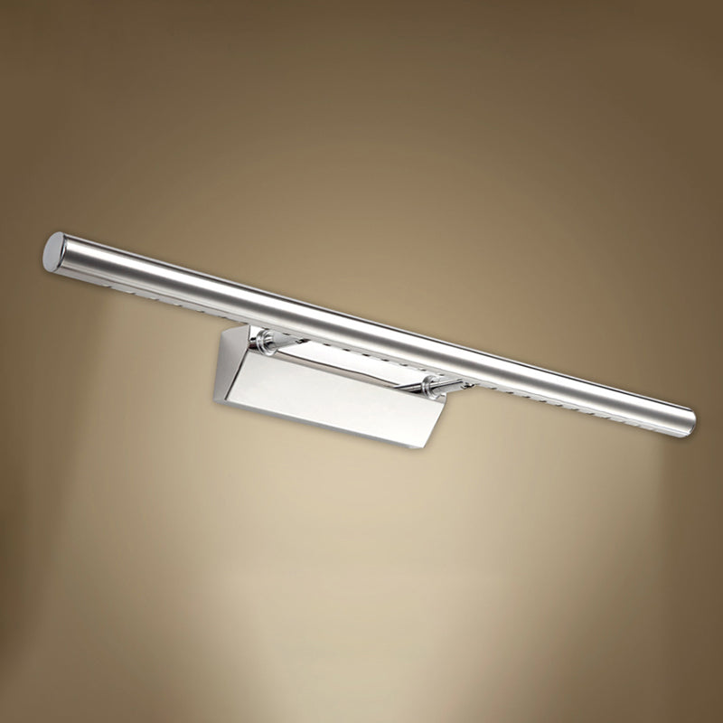 Murce de vanité de style moderne Appiculture de mur métallique 10 "/ 16" W LED LED MUR MUR MURD dans Chrome, chaud / blanc Light