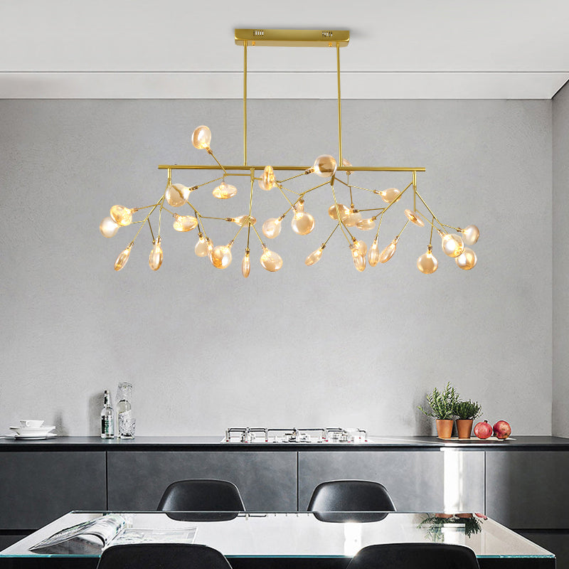 Firefly Island Pendant Postmodern Metal 36 Heads Restaurant Ceiling Suspension Lamp