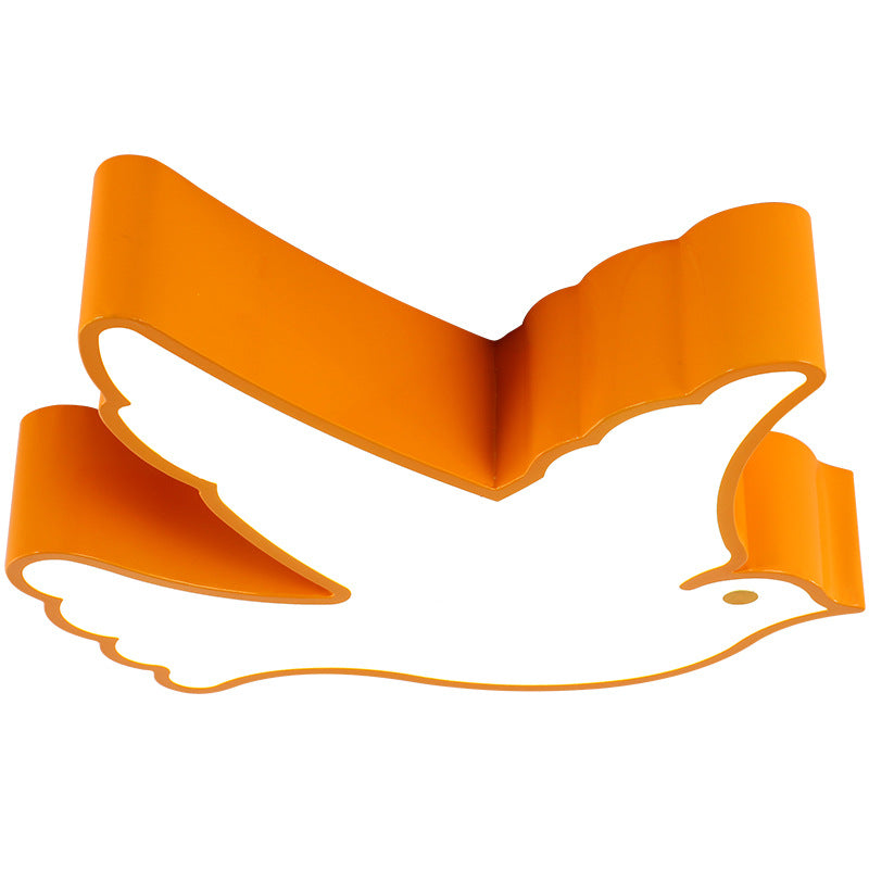 Acryl Vogel-förmig Flush Mount Lighting Cartoon LED Deckenleuchte für die Nursery School