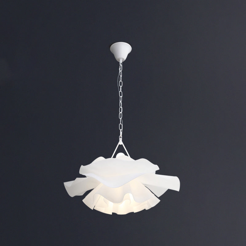 Acrylic Flower Pendant Lighting Minimalist 2-Light Hanging Ceiling Light for Living Room