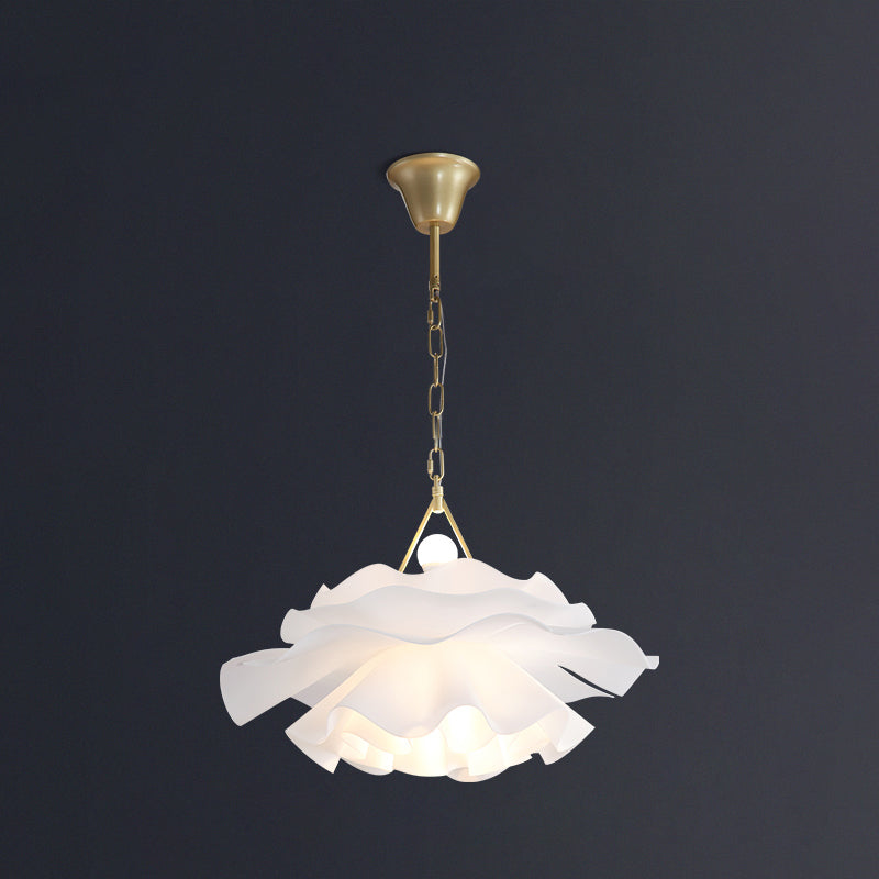 Acrylic Flower Pendant Lighting Minimalist 2-Light Hanging Ceiling Light for Living Room