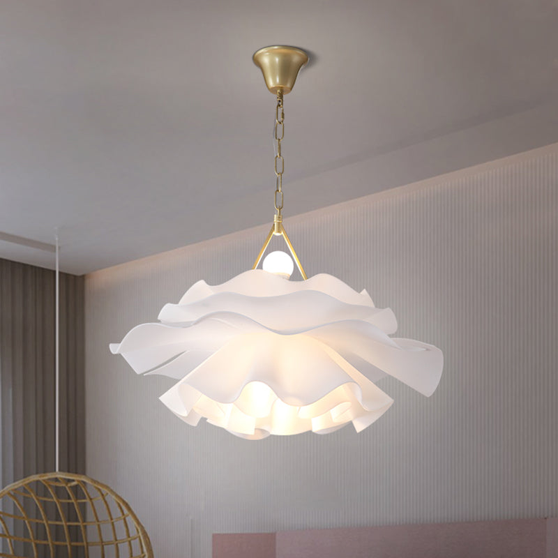 Acrylic Flower Pendant Lighting Minimalist 2-Light Hanging Ceiling Light for Living Room