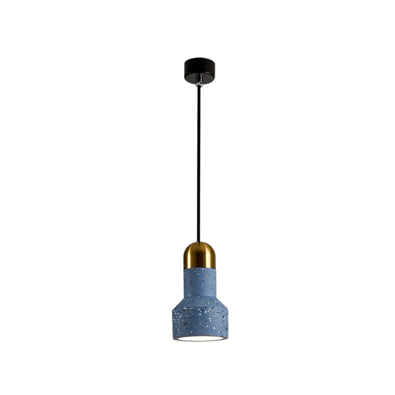 Zaklampvormige woonkamer naar beneden verlichting Terrazzo 1 bol Noordse plafond hanger lamp