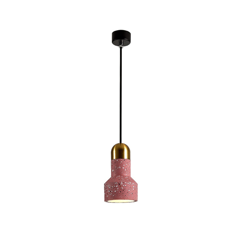 Zaklampvormige woonkamer naar beneden verlichting Terrazzo 1 bol Noordse plafond hanger lamp