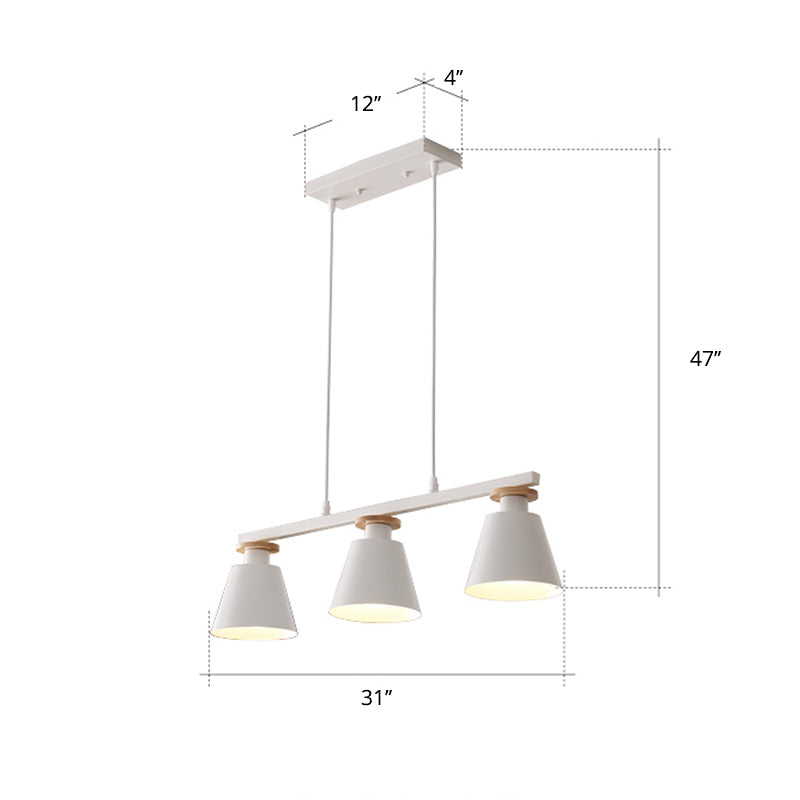 Luce sospensione in sala da pranzo in tazza da pranzo