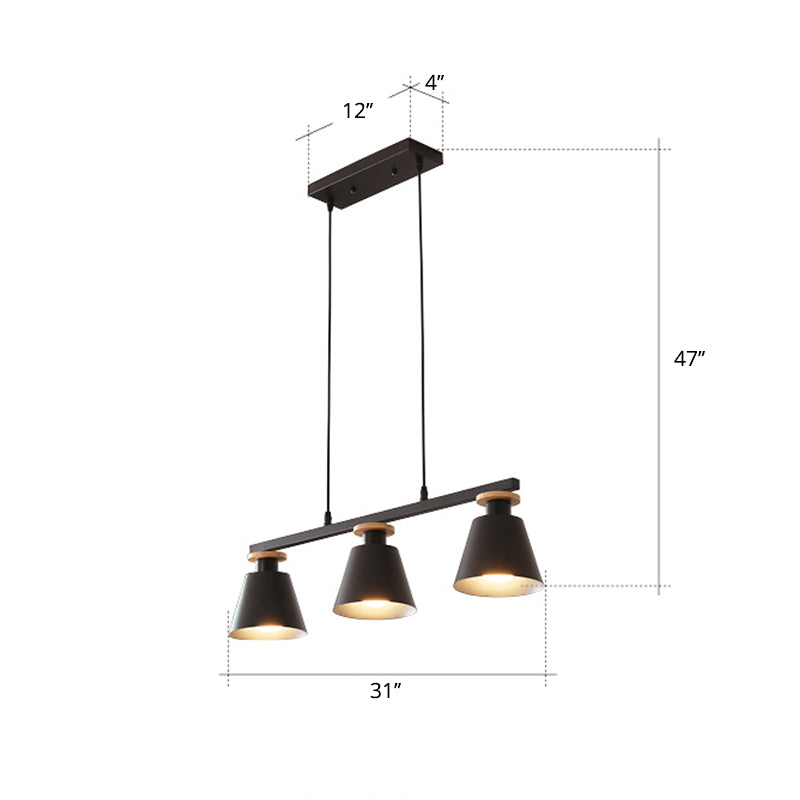 Luce sospensione in sala da pranzo in tazza da pranzo