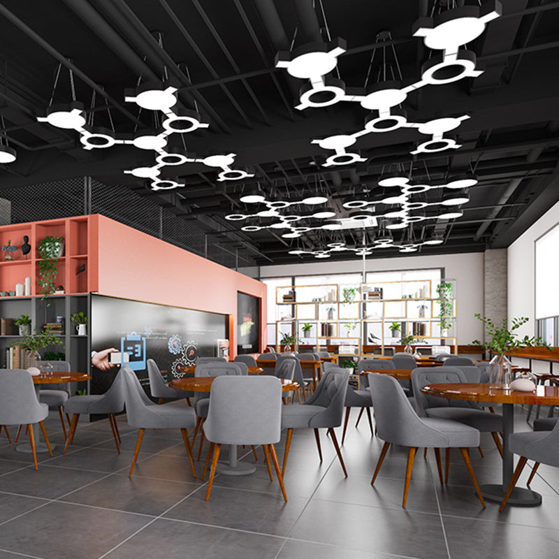 Lampada a led molecolare MODERNIST MODERMIST METAL SOSPENSIONE PENDANTE LUCE PER GYMNASIU