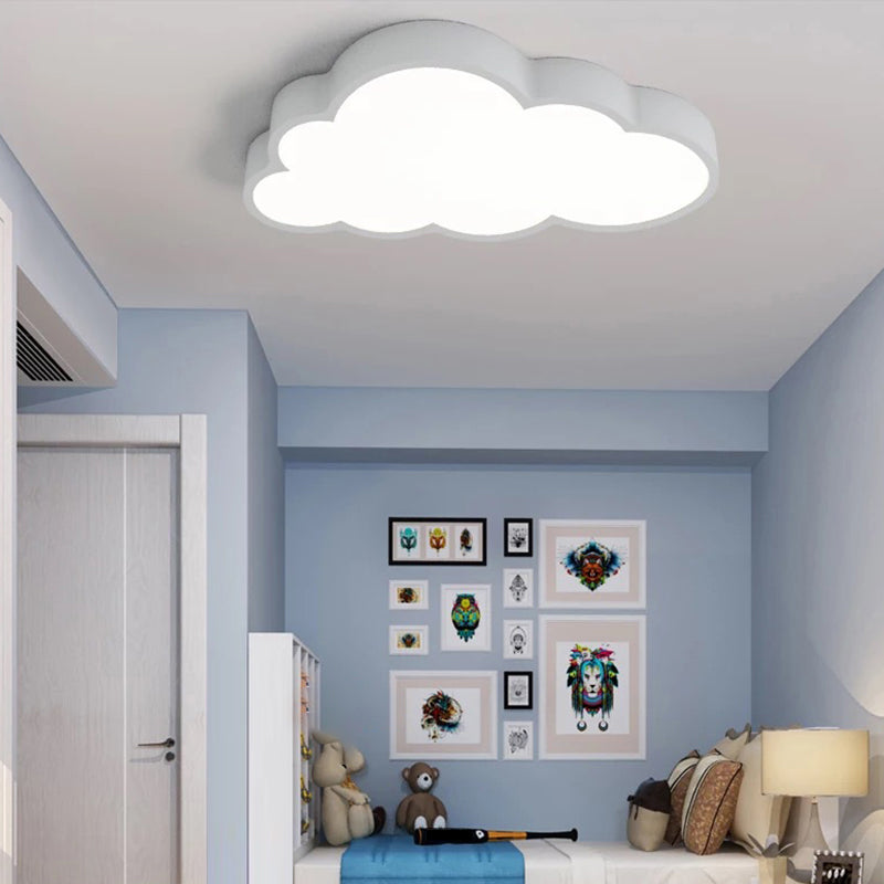 Plafonnier LED en forme de nuage en acrylique, luminaire décoratif d'intérieur, luminaire décoratif d'intérieur, idéal pour une chambre d'enfant