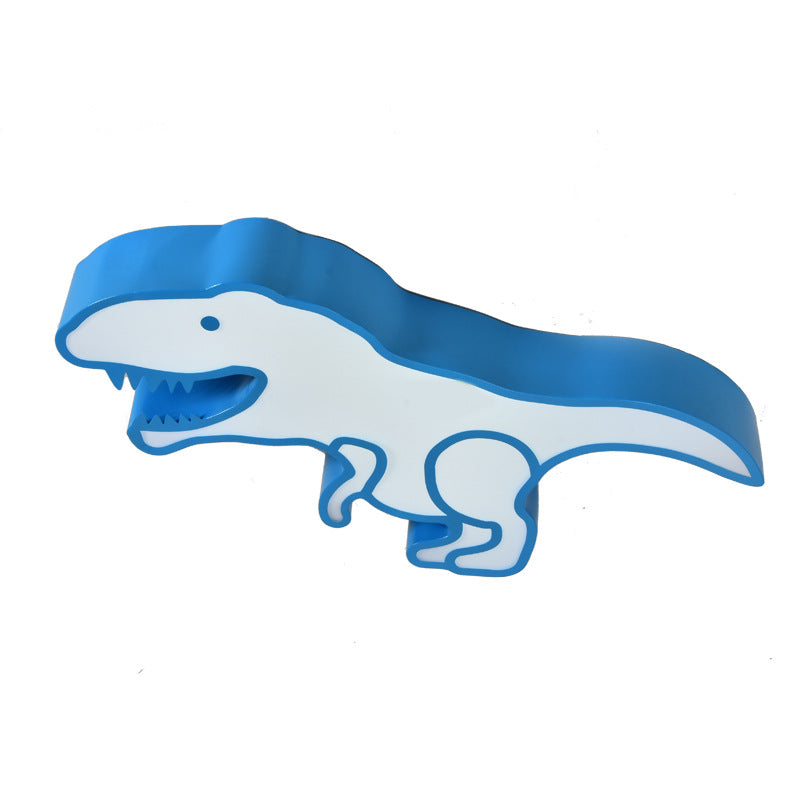 Cartoon Dinosaurier Flushmount Deckenlampe Metall Kinderzimmer LED Unterputz-Leuchte