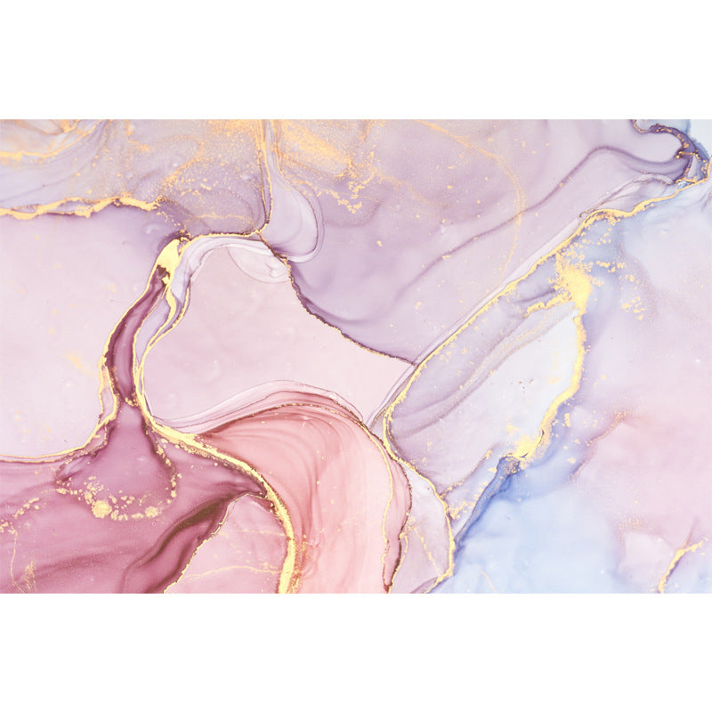 Tapis à imprimé abstrait fantaisie Multi-couleur Polypropylène Rapis intérieur Tapis sans glissement Tapisseur de teinture Responsable pour décoration pour décoration