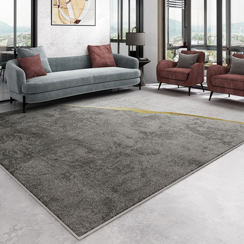 Novelty Geometric Printed Rug Multi Color Polypropylene Indoor Rug Anti-Slip Machine Washable Carpet for Parlor