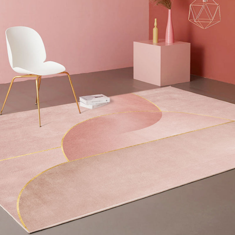 Nieuwheid woonkamer vloerkam multi-gekleurde kleurblokken tapijt polyster anti-slip achtergrondstain-resistente binnenkapper