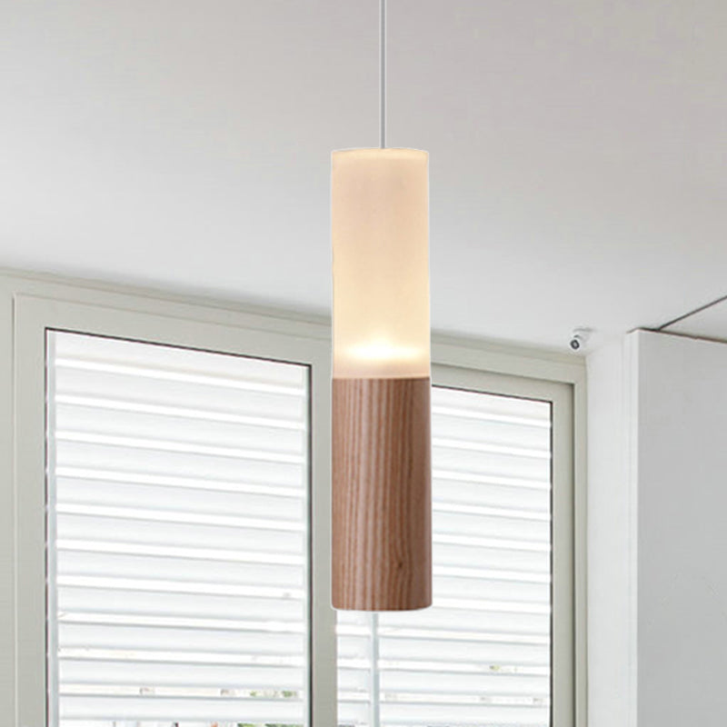 Röhrchen Holz LED Pendelleuchte zeitgenössische 1/5/7/9-köpfige Küchendecke Hängelampe mit Diffusor