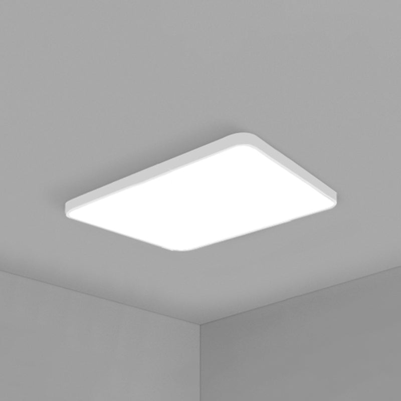 Simplicity Ultrathin Flush Ceiling Light Fixture Acrylic LED Conference Room Flushmount Lighting