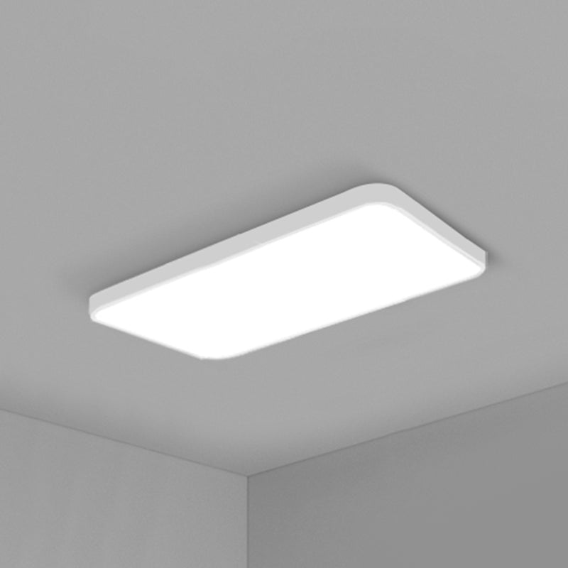Simplicity Ultrathin Flush Ceiling Light Fixture Acrylic LED Conference Room Flushmount Lighting