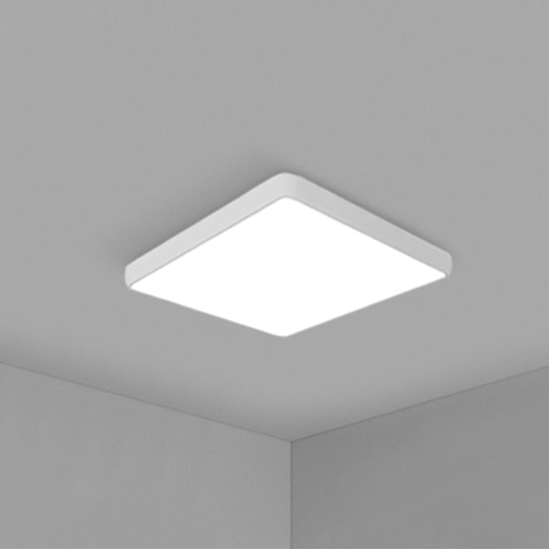 Simplicity Ultrathin Flush Ceiling Light Fixture Acrylic LED Conference Room Flushmount Lighting