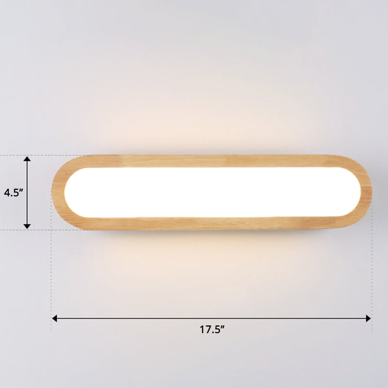 Sfonde a parete a filo oblungo semplicità LED LED Montata a parete con diffusore acrilico per corridoio